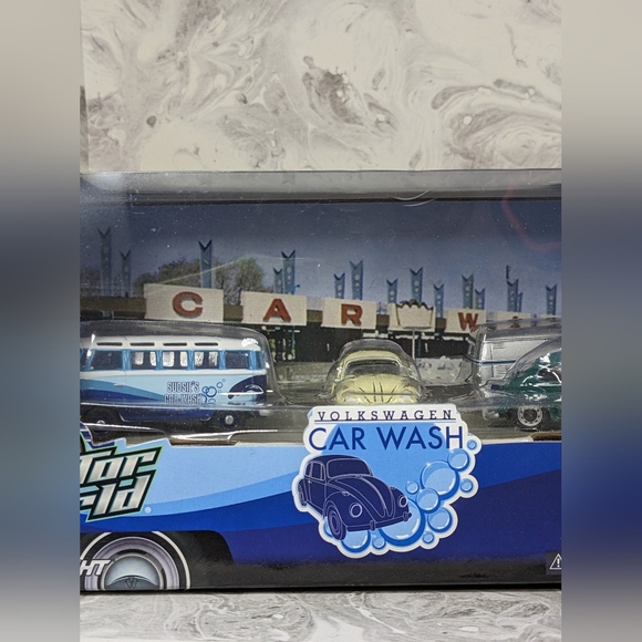 Greenlight Volkswagen 1:64 5 Car Collector Set Car Wash Mint - Picture 2 of 9